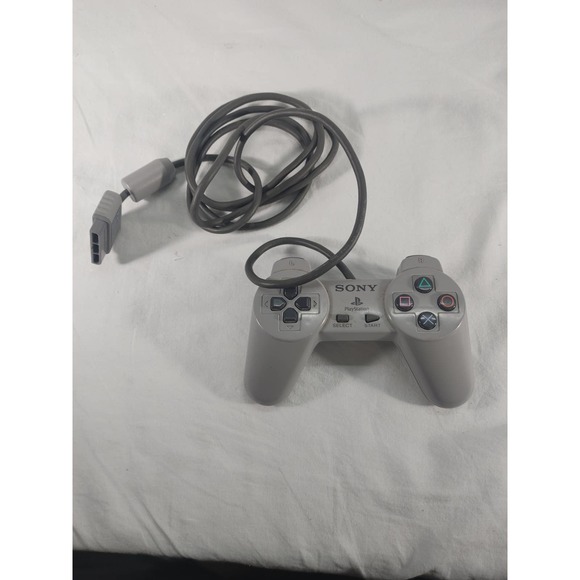 SONY Playstation One Controller OEM Gray Tested Working - Picture 1 of 3